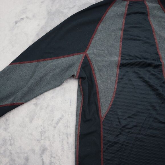 Mizuno Shirt Womens Medium Black Green 1/4 Zip Pullover Lightweight Running Top - Picture 16 of 16